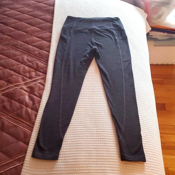 Victoria Secret High-Waisted Black/ Purple Tint Leggings - Picture 6 of 8